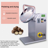 Hete Verkopende Hoogwaardige Volautomatische Chocoladenotenpinda Amandelcoatingmachine