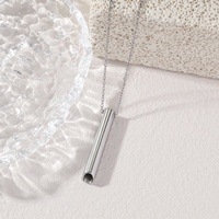 Collier de méditation anti-stress en acier inoxydable avec pendentif de prière, bijoux de mode, vente en gros pour cadeau de l'Aïd
