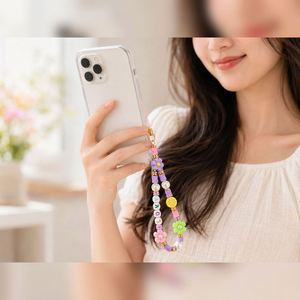 Kit de 15 Compartimentos para Hacer Dijes de Arcilla Polimérica con Letras, Perlas, Flores, Frutas y Correas para Teléfono - Product Image 3