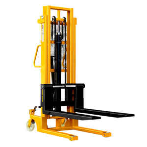 Offre Spéciale 1.6m manuel hydraulique gerbeur de palettes fourches rétractables <span class=keywords><strong>chariot</strong></span> élévateur à main entrepôt <span class=keywords><strong>chariot</strong></span> élévateur pour le stockage en usine - Product Image 1