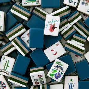 Jeu de Mahjong américain en acrylique cristallin de 30 mm, 166 pièces, matériau acrylique hautement transparent et résistant à l'usure, pour jeu manuel fluide - Product Image 1