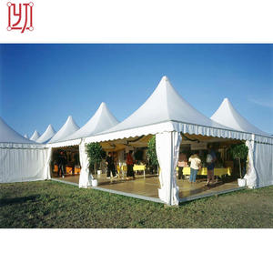 Tente Pagode Blanche Imperméable 10 x 10 pour 100 Personnes - Product Image 2