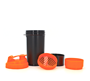 Venta al por mayor proteína Coctelera/600ml de botellas de agua agitadores deporte de agitador de plástico de botella de 600ml de logotipo personalizado - Product Image 2