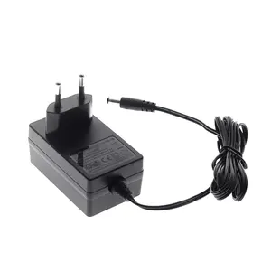 Adaptador de enchufe de la UE para CCTV, cargador de pared de 3V, 1A, 5V, 1A, 6V, 1A, 12V, 1A, 9V, 1A, 5V, 2A, 12V, 2,5a, 62368