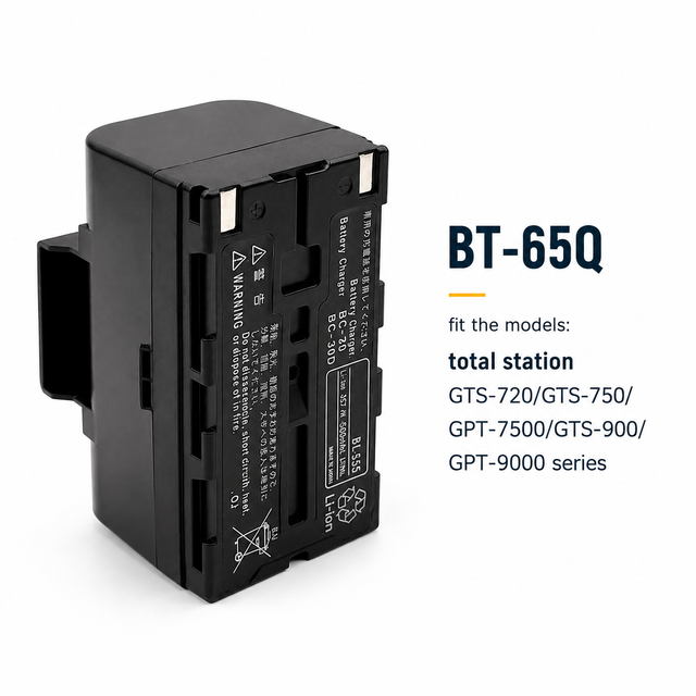 BT-65Q Battery 7.4V 5000mAh Li-ion Rechargeable for Topcon GTS-720 GTS-750 GTS-900 GPT-7500 Total Station Surveying