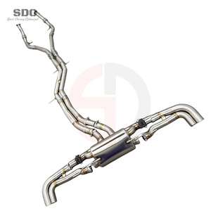 ระบบท่อไอเสีย SD T304 แบบ Front Pipe และ Catback สำหรับ <span class=keywords><strong>Audi</strong></span> RSQ8 4.0T ปี 2020-2026 พร้อมวาล์วควบคุมเสียงแบบ Valvetronic และท่อเก็บเสียง - Product Image 3