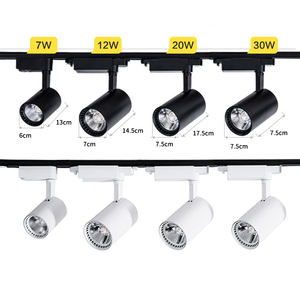 Luz LED de riel COB de espectro completo ETL 12W 20W 30W con regulación PWM de luz cálida 2700-6500K y RA98 - Product Image 5