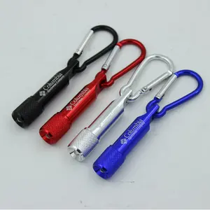 LED carabiner flashlight keychain torch carabiner with led light