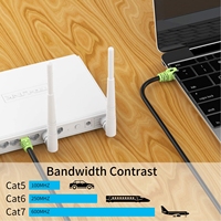 Câble Ethernet Cat7 100 pieds haute vitesse 10Gbps CMP câble réseau LAN pour PS5 routeur modem jeu