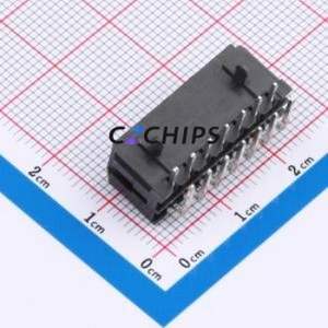 WAFER-MX3.0-14PWZ Wire-to-Board Pin Header Bent Lead Through Hole,P=3mm Connector 2x7P 3mm Right Angle Insert Micro-Fit (MX 3.0) - Product Image 2