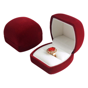 Spot Wholesale High-end Hot Selling Velvet <b>Ring</b> <b>Box</b> Necklace Pendant Jewelry Packaging <b>Box</b> - Product Image 2