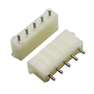 Wafer header 6.3mm pcb connectors 3 rows power connector plastic shell housing 12a 18a crimp terminal brass terminal connector
