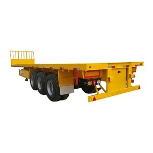 เตียงแบนรถพ่วงตู้คอนเทนเนอร์รถกึ่งพ่วง4x4 40ft กล่อง10ฟุต - Product Image 1