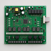 Carte mère de cuisinière électrique 4 brûleurs, circuit de relais, bornes à vis, minuterie indépendante, protection multi-sécurité, carte de circuit imprimé (PCB) de cuisinière conforme RoHS
