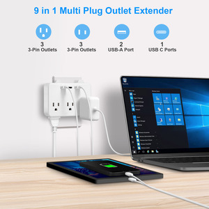 <span class=keywords><strong>Regleta</strong></span> de <span class=keywords><strong>Enchufes</strong></span> con USB Tipo-C Personalizada para Fácil Portabilidad OEM ODM <span class=keywords><strong>Protección</strong></span> Multicapa Fácil de Transportar OEM - Product Image 3