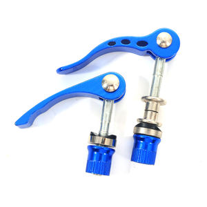 Penjepit Tiang Sadel Tuas Cam Lepas Cepat Aluminium Anodized Biru - Product Image 1