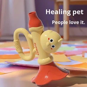 Trombetta Giocattolo per Bambini, Piccola Tromba a Forma di Pulcino, Strumento Musicale in Plastica per Bambini e Bambine - Product Image 3