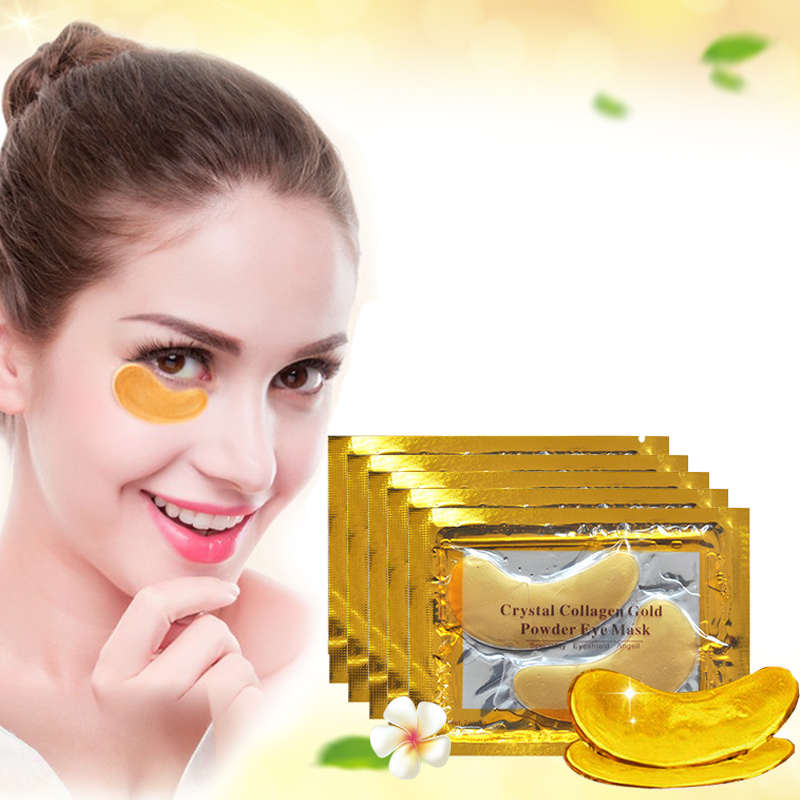 Natural Gold Eye Patch Anti-Aging Anti-Puffiness Beauty Eyes Care Patches Gold Collagen Eye Mask