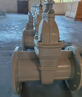 Vanne à opercule en fonte ductile GGG50 DIN3352 F5 à extrémité à bride, siège métallique plein, DN50-DN300 DN150 PN16, Fabrication professionnelle