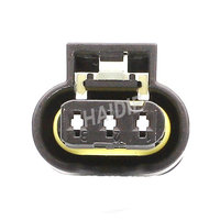 Connecteur femelle de câble automobile étanche à 3 broches pour capteur d'arbre à cames VW Radar de recul 805-121-521-7615490-03