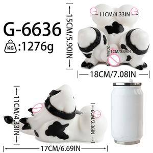 Muqi Moya Sweet Cow, Masturbador Masculino con Diseño de Criatura de Fantasía, Canal Único, Silicona, Sensación Realista, Juguete Sexual para Adultos para Hombres Mayores de 18 Años - Product Image 6