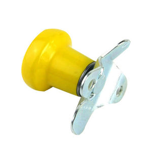 Vente Flash : Bouton de Volant Universel en PVC Jaune JD DEERE 40005Y avec Logo Personnalisé pour Tondeuse à Gazon et Tracteur - Product Image 4