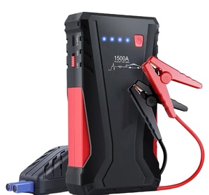 Портативное пусковое устройство высокой мощности 1500 А, 12 В, бустер для автомобильного аккумулятора, зарядное устройство для бензинового дизельного аккумулятора, пусковое устройство - Product Image 1
