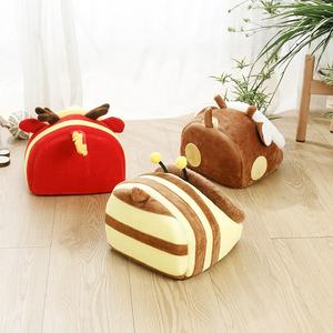 단색 패턴 애완동물 면 둥지 따뜻하고 푹신한 햄스터 케이지 탈부착 가능한 슬리퍼 고슴도치 골든베어 기니피그 토끼 침대 - Product Image 5