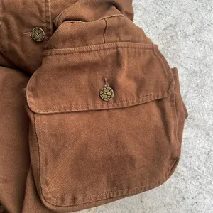 Pantaloni larghi oversize di alta qualità pantaloni larghi Cargo personalizzati Multi tasche Casual pantaloni Cargo da uomo