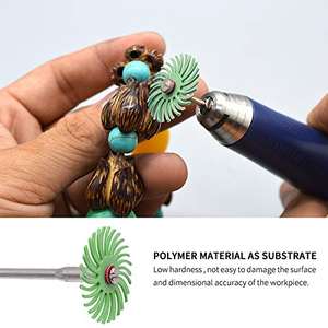 PEXMIENTAS Venta Caliente 1 pulgada Mini <span class=keywords><strong>Madera</strong></span> Metal Joyería Rotary Goldsmith Herramientas Joyería Pulido Cepillos Rueda <span class=keywords><strong>Radial</strong></span> Cerdas <span class=keywords><strong>Disco</strong></span> - Product Image 6