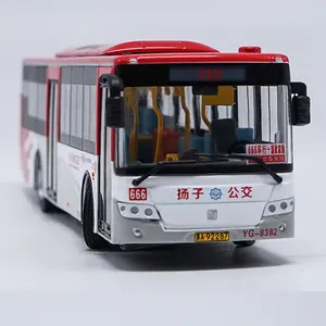 Alta qualidade 1 50 escala diecast ônibus diecasting, modelo de ônibus miniatura