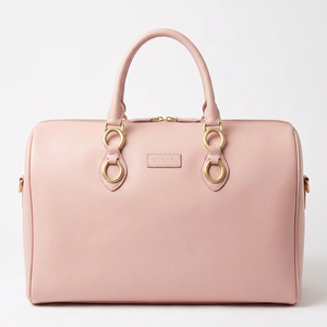 Sac à main en <span class=keywords><strong>cuir</strong></span> <span class=keywords><strong>souple</strong></span> rose GORFIA pour femmes, <span class=keywords><strong>grande</strong></span> capacité, sac à bandoulière, sac fourre-tout minimaliste, sac de voyage professionnel pour le bureau - Product Image 5