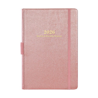Agenda Semanal de Bolsillo Prolead 2026, Espiral A5, Logotipo en Lámina Dorada, 100% Ecológica, Portátil, Diseño Personalizado, 80 Hojas