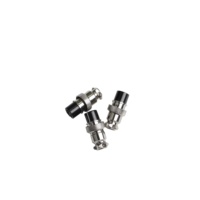 Conector de Aviación GX16 Hembra para Montaje en Panel PCB de 16 mm, IP55 Impermeable, Cuerpo de Latón/Aleación de Zinc, Contactos Niquelados, para Computadora