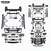 Kit de carrosserie F25 de style ancien à nouveau style 2011-2013 à 2014-2017, pare-chocs avant et arrière, capot, calandre, ensemble de conversion pour BMW Série X3