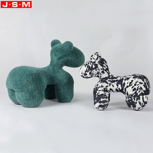 Silla moderna de estilo <span class=keywords><strong>infantil</strong></span>, taburete de animales nórdicos, nuevo diseño bonito, silla de ocio de tela para sala de estar - Product Image 1
