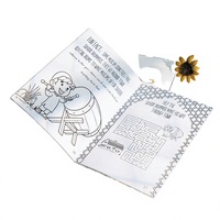 Livres de coloriage pour enfants avec logo personnalisé, reliure parfaite, laminage film, service d'impression offset, papier fantaisie