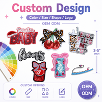 Patch brodé personnalisé à sequins, thermocollant, pour vêtements, sacs et chapeaux