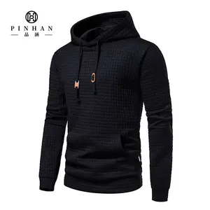 Warm Comfortable Men's Long Sleeve Sweatshirt Breathable Cotton Fabric Casual Fitted Sports Hoodies With Kangroo Pocket