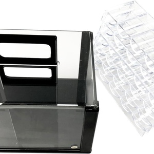 High Quality Portable Clear Customizable Luxury Ept Poker Chips Acrylic Storage <b>Box</b> 100 PCS - Product Image 5