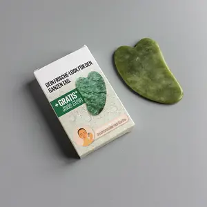 Anti Aging Facial Natural Green Jade Gua Sha Xiuyan Stone