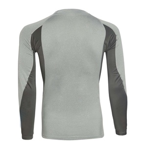 Customized <b>Men</b> Kids Thermal Gym Black High <b>Stretch</b> Long Sleeve Slim Fit Chest Hood Tattoo Padded Color Block Rash Guard - Product Image 5