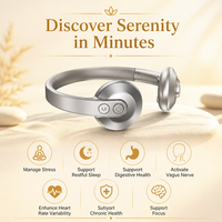 Stimulateur du nerf vague TVNS, masseur de cou portable, 8 modes, contrôle via application Bluetooth gratuite, soulagement de l'anxiété et du stress, CE FCC OEM