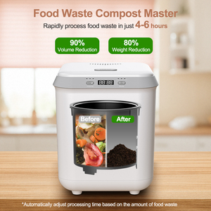 Nouveau composter électrique de cuisine 3,3 L, inodore, auto-nettoyant, en ABS, pour la transformation des déchets alimentaires en engrais, utilisation intérieure - Product Image 4