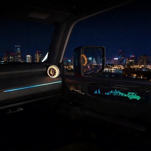 Lampe LED de voiture haut de gamme au design redéfini, éclairage ambiant dynamique à LED à lueur douce pour Toyota Prado/LC250 2024-2026 - Product Image 5