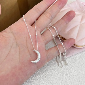 Collier élégant en argent pur S925, lanterne de lune, fleur, élégant, perle de nacre blanche australienne, grande particule, pendentif de mode - Product Image 3