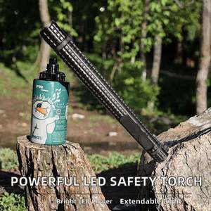 Lampe torche LED UV haute puissance MagiUSA X8, télescopique, rechargeable, tactique, pour femmes, portable, utilisation en extérieur, sécurité - Product Image 2