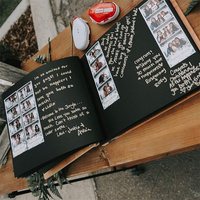 Livre d'or de mariage personnalisé en cuir de luxe, unique, avec logo et couleur sur mesure, promotionnel