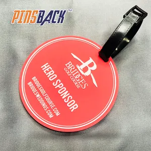 Wholesale Personalized Soft Rubber PVC Custom Luggage Tag