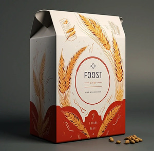 Sacs en plastique avec fermeture éclair de 1kg et 5kg avec logo personnalisé emballage en papier kraft de qualité alimentaire pour la farine de blé et le riz pour les articles en vrac